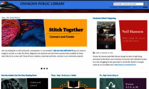 Oshkoshpubliclibrary.org thumbnail