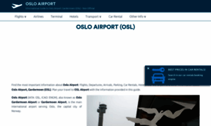 Oslo-airport.com thumbnail