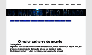 Osmaiorespelomundo.com.br thumbnail