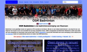 Osmbadminton.nl thumbnail