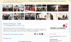 Osons-la-france-lille-2013.evenium.net thumbnail