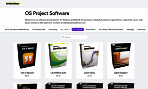 Osprojectsoftware.selz.com thumbnail