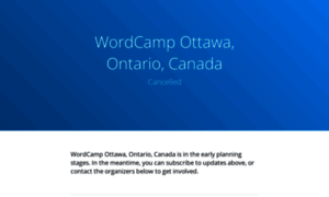 Ottawa.wordcamp.org thumbnail