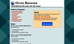 Otter-browser.org thumbnail
