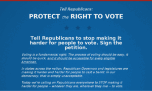 Our-right-to-vote.com thumbnail
