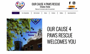 Ourcause4pawsrescue.org thumbnail