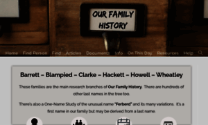 Ourfamilyhistory.club thumbnail