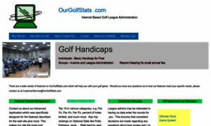 Ourgolfstats.com thumbnail