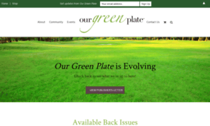 Ourgreenplate.com thumbnail