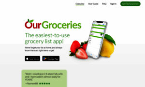 Ourgroceries.com thumbnail