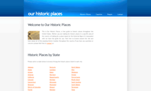 Ourhistoricplaces.com thumbnail