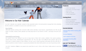 Ourkidscalendar.com thumbnail