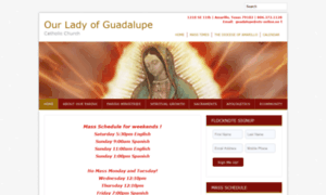 Ourladyofguadalupeamarillo.com thumbnail