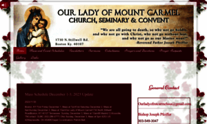 Ourladyofmountcarmelusa.com thumbnail