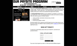 Ourpaysiteprogram.com thumbnail