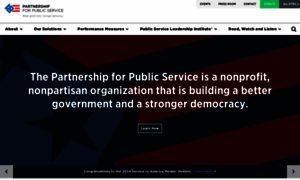 Ourpublicservice.org thumbnail
