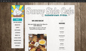 Oursunnysidecafe.com thumbnail