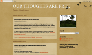 Ourthoughtsarefree.blogspot.com thumbnail