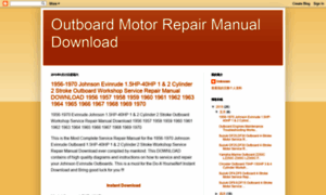 Outboardmotorrepairmanualpdf.blogspot.com thumbnail