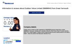 Outdoor-value-limited.companydossier.co.uk thumbnail