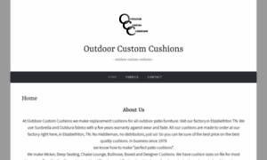 Outdoorcustomcushions.com thumbnail