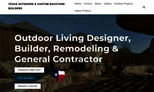 Outdoorlivingcontractortx.com thumbnail