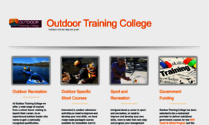 Outdoortrainingcollege.com.au thumbnail