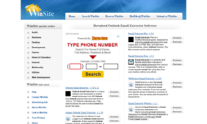 Outlook-email-extractor.winsite.com thumbnail