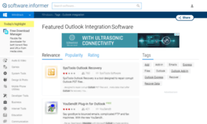Outlook-integration.software.informer.com thumbnail