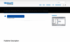 Outlook-mobilephone-number-extractor.windows10compatible.com thumbnail