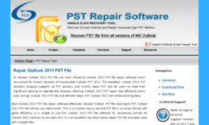 Outlook2013pstfilerepair.pstrepairsoftware.com thumbnail