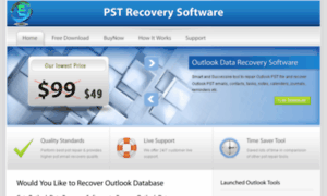 Outlookdata.pstrecoverysoftware.net thumbnail