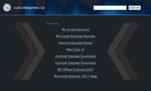 Outlookexpress.ca thumbnail