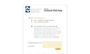 Outlookweb.iie.org.mx thumbnail