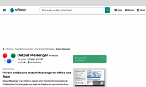 Outputmessenger.en.softonic.com thumbnail