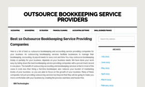 Outsourcebookkeepingindia.com thumbnail