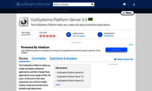Outsystems-platform-server.software.informer.com thumbnail