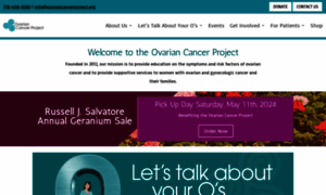 Ovariancancerproject.org thumbnail