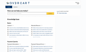 Overcart.freshdesk.com thumbnail