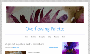 Overflowingpalette.wordpress.com thumbnail