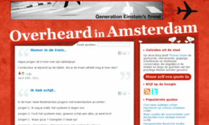 Overheardinamsterdam.nl thumbnail