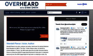 Overheardwithevansmith.org thumbnail