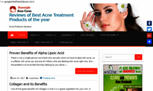 Overnight-acne-cures.com thumbnail