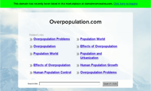 Overpopulation.com thumbnail