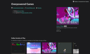 Overpoweredgames.itch.io thumbnail