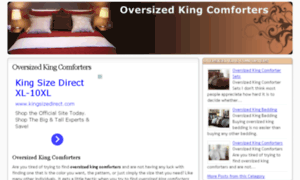 Oversizedkingcomforters.net thumbnail