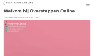 Overstappen.online thumbnail