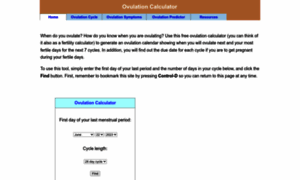 Ovulation-calculator.org thumbnail
