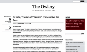 Owlery.temple-news.com thumbnail