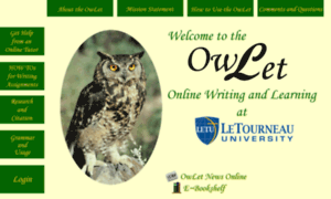Owlet.letu.edu thumbnail